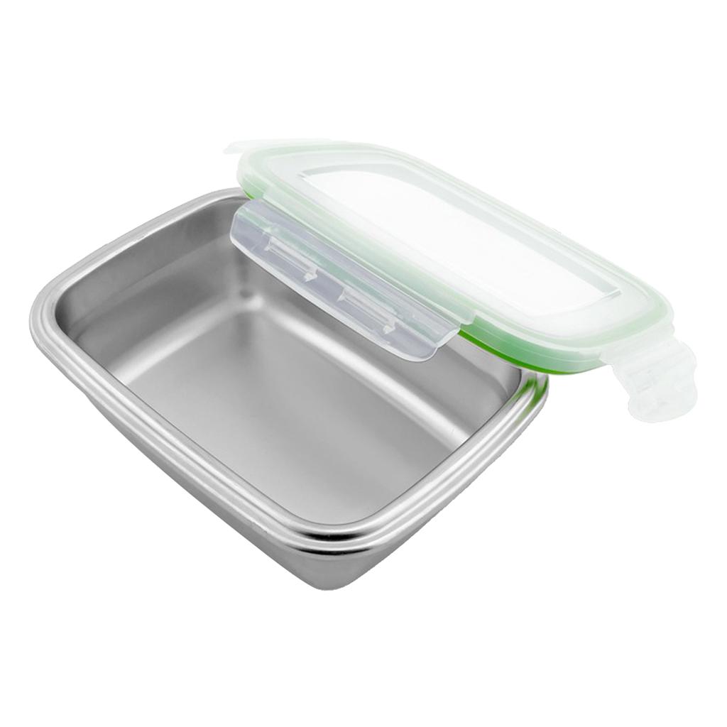 Stainless Steel Food Containers Food Preservation Lunch Box Leakproof 350ml