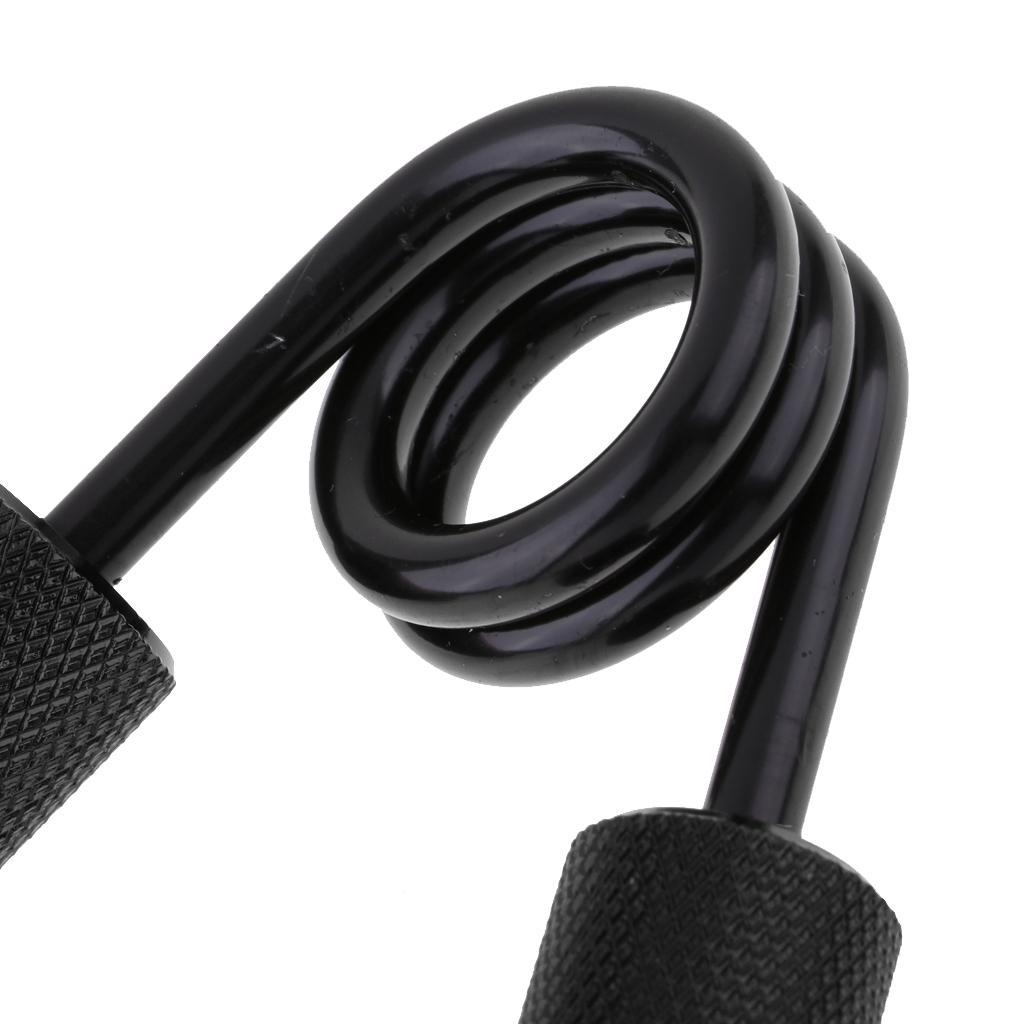 Adjustable Hand Grip Strengthener Exerciser Training Forearm Gripper Black