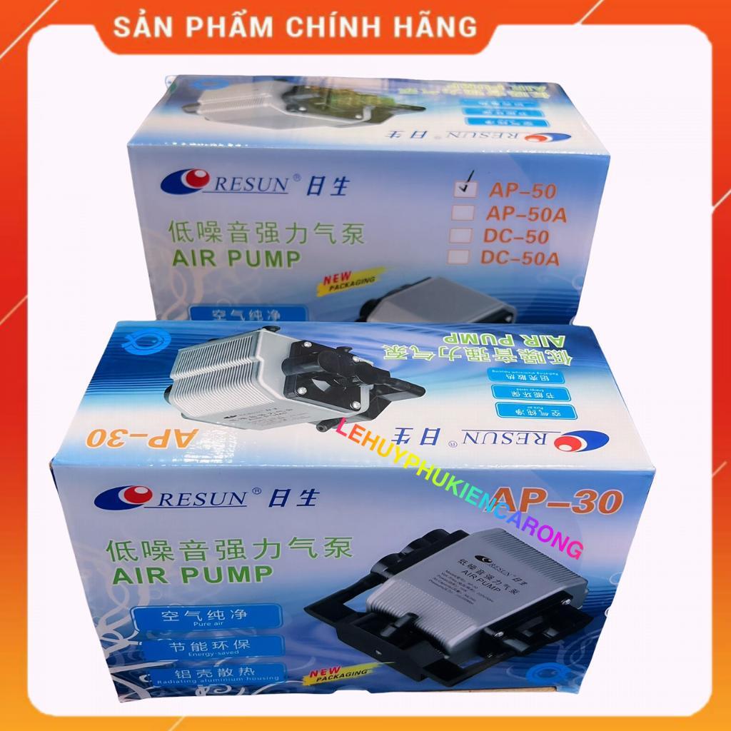 Máy Sủi Oxy Bể Cá Siêu Tiết Kiệm Điện, Giảm Ổn Có Thể Chia 6, Chia 8 Resun AP-30 16w/ AP-50 25w