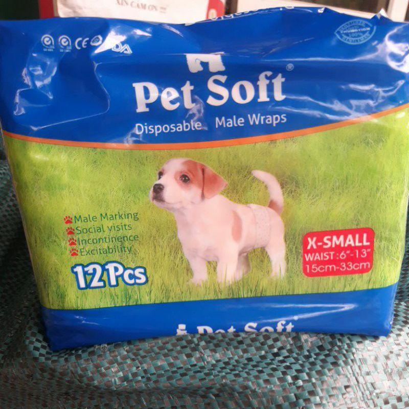 Bỉm chó đực Pet Soft