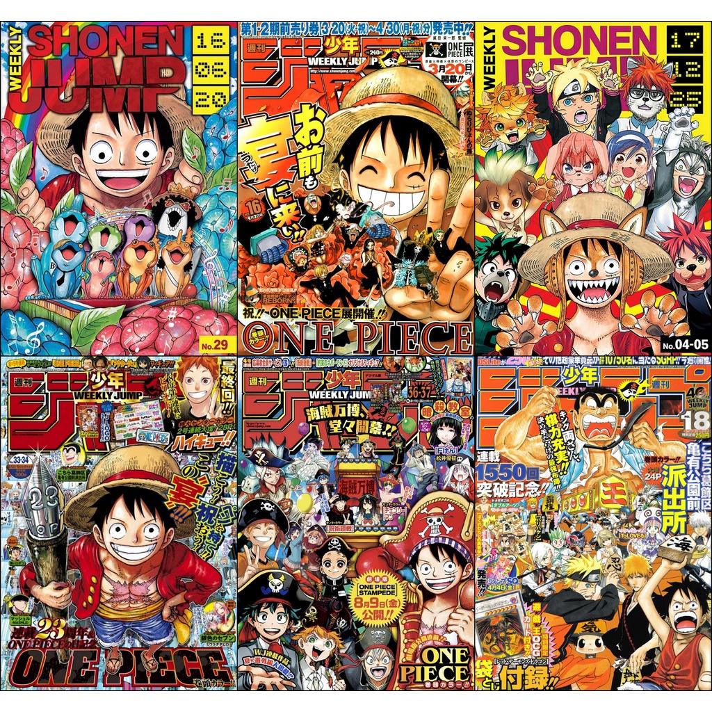 Bộ 6 Áp phích - Poster Anime One Piece - Vua Hải Tặc - A3, A4, A5