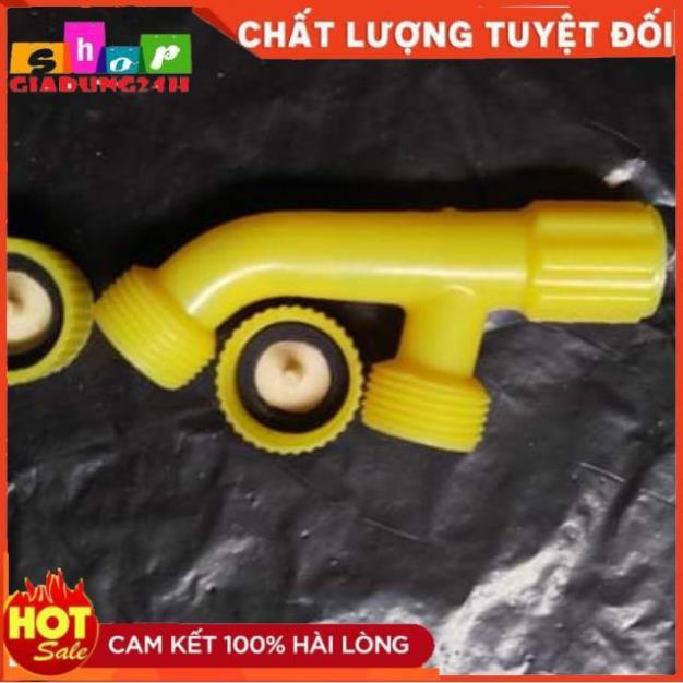 Đầu phun 2 cửa dùng cho máy bơm mini hoặc bình thuốc trừ sâu