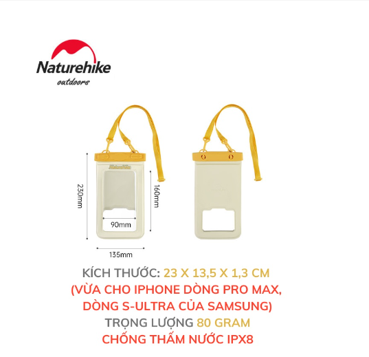 Túi đựng điện thoại chống nước NatureHike CNK2300BS015