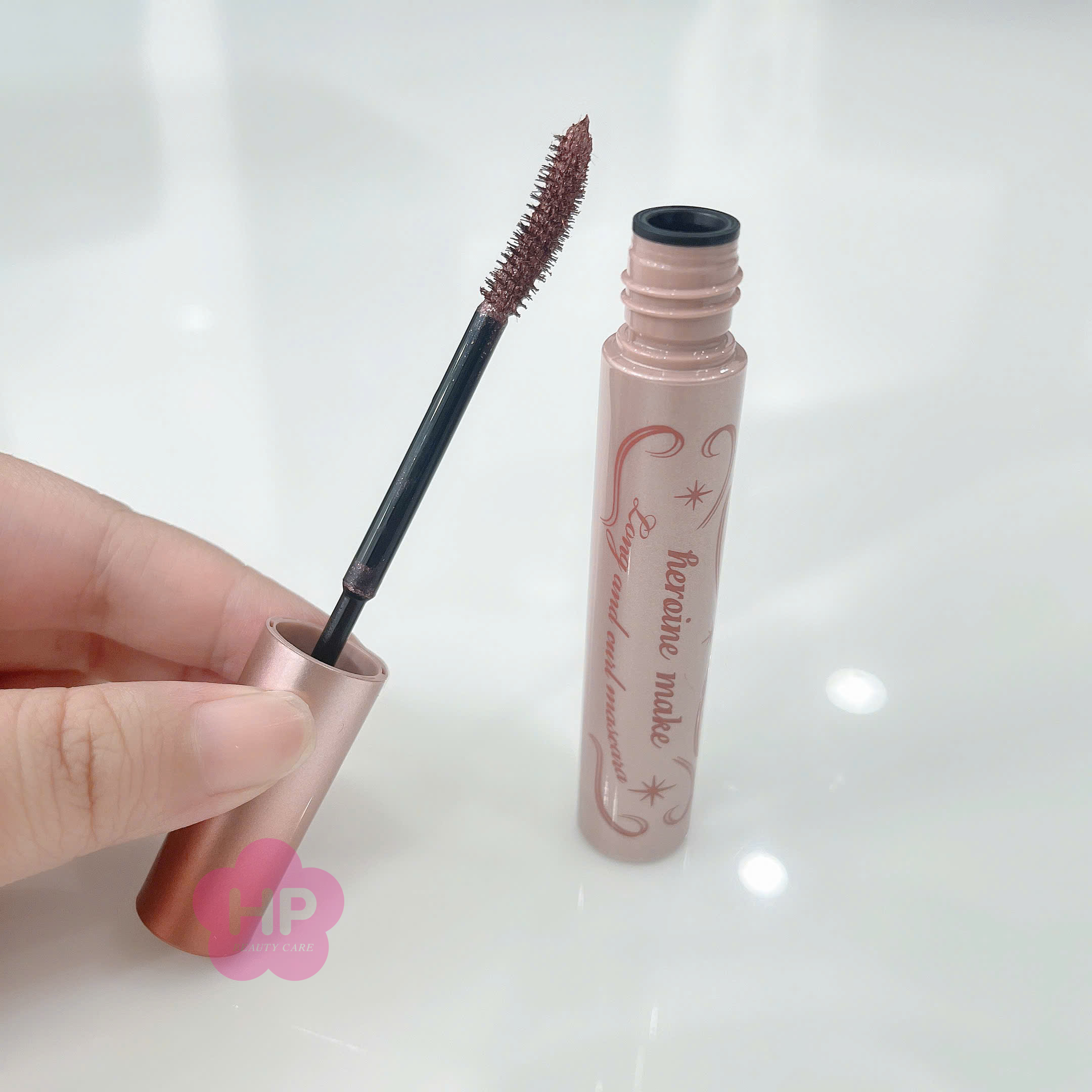 Mascara Dạng Màng Film Giúp Nâng Cong Và Dài Mi Kissme Heroine Make Long &amp; Curl Mascara Advanced Film 6G ( Màu Đồng Ánh Hồng )