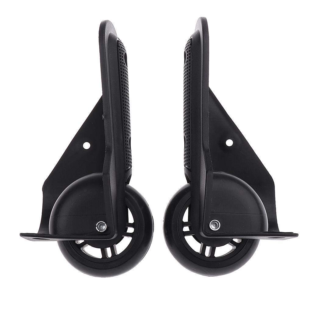2X 1Pair Replacement Luggage Wheel Suitcase Repair Mute Caster Accessories D047