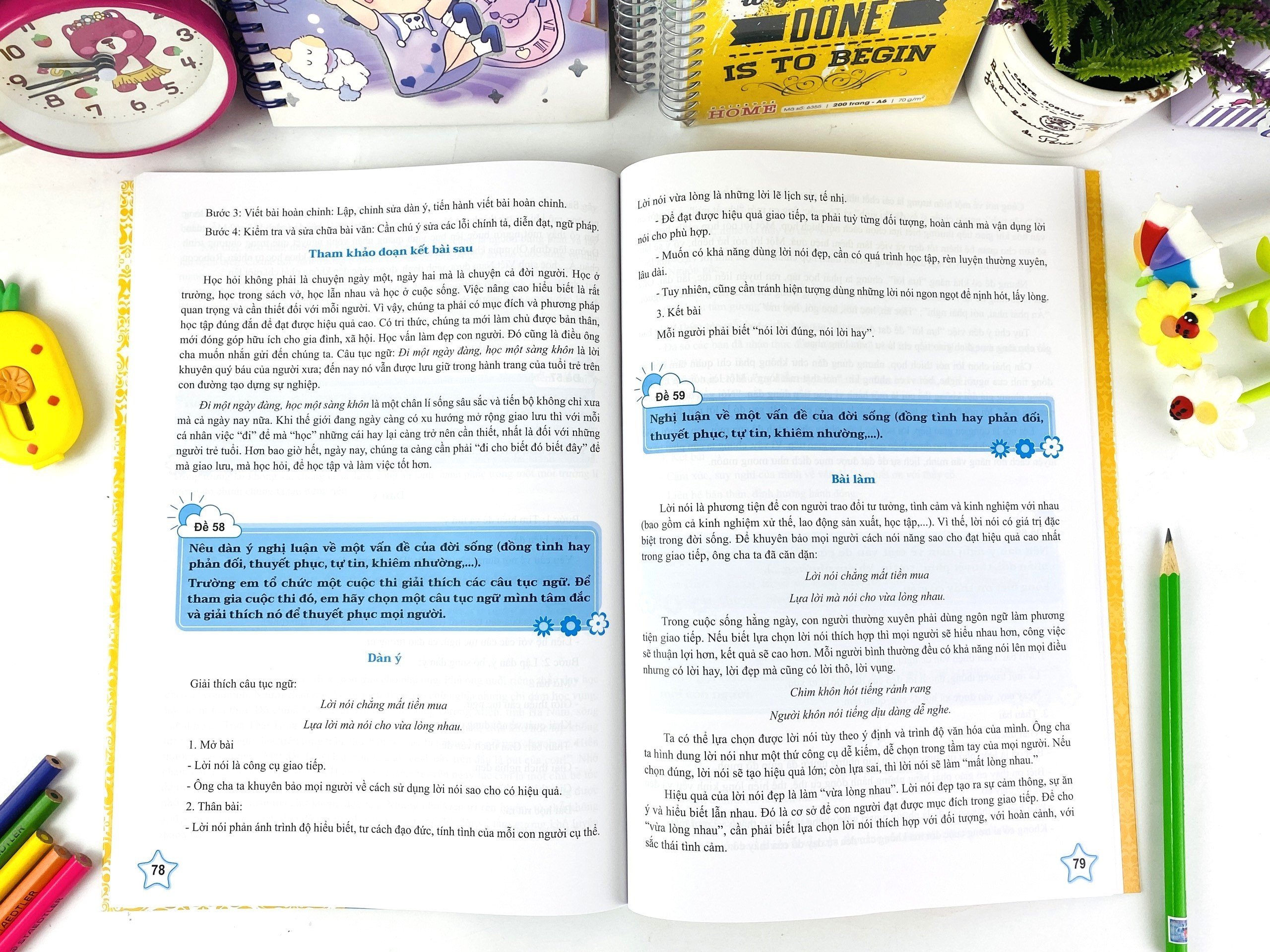 Sách - Combo 2 cuốn Những Bài Làm Văn Mẫu Lớp 8 - Cánh Diều - ndbooks
