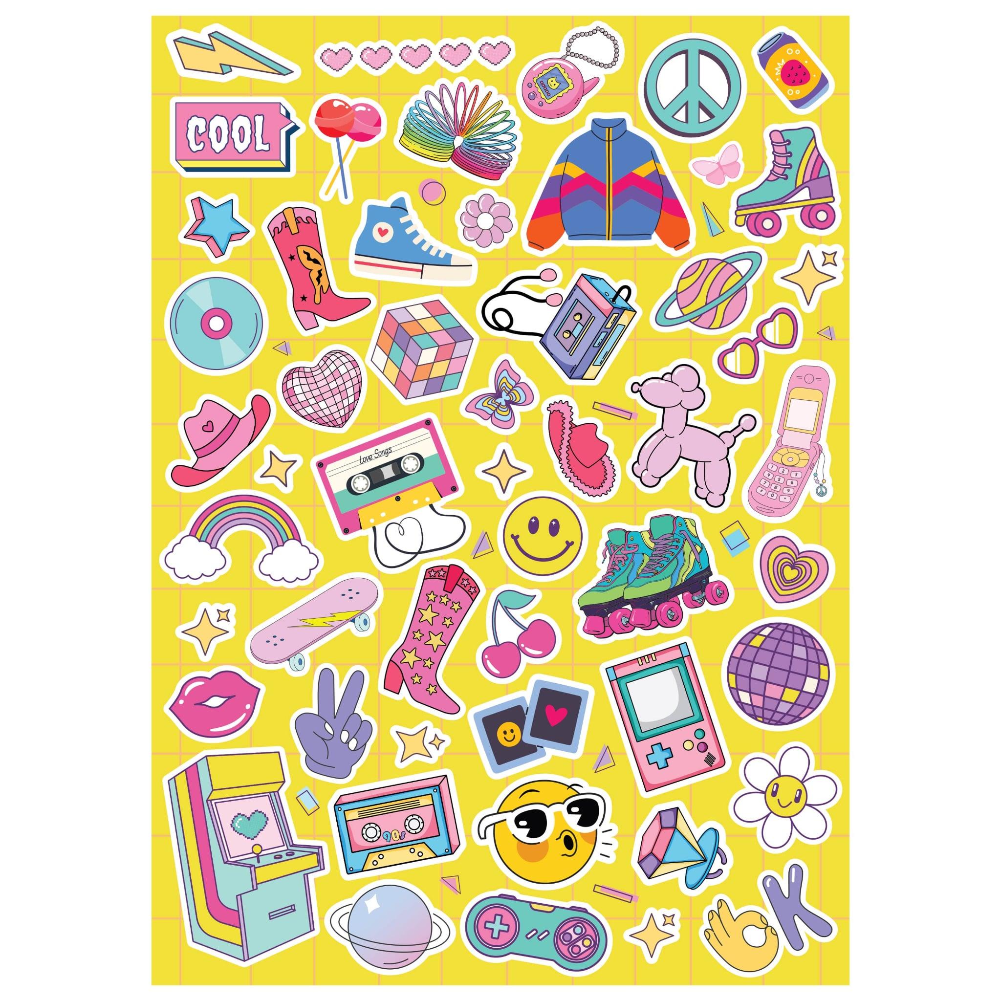 Sách Kaleidoscope Colouring Scented Stickers Totally Iconic
