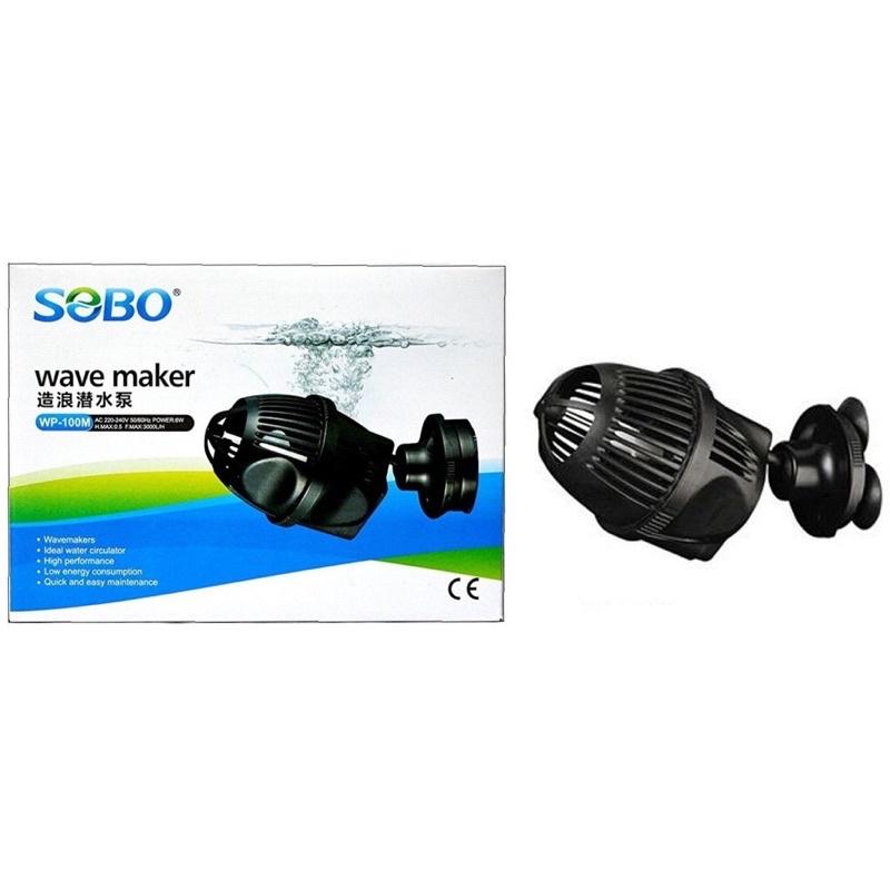 Máy (Quạt) Thổi Luồng Tạo Sóng Cho Bể Cá, Hồ Cá SOBO WP 100M 6W. Lưu Lượng 3.000L/h, hoặc ZL-101 4W Hồ 90-120cm