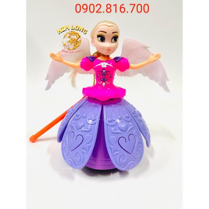 Đồ chơi lồng đèn trung thu cho bé gái hình búp bê ELSA có pin