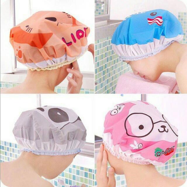 Mũ chụp đầu khi tắm khi gội đầu