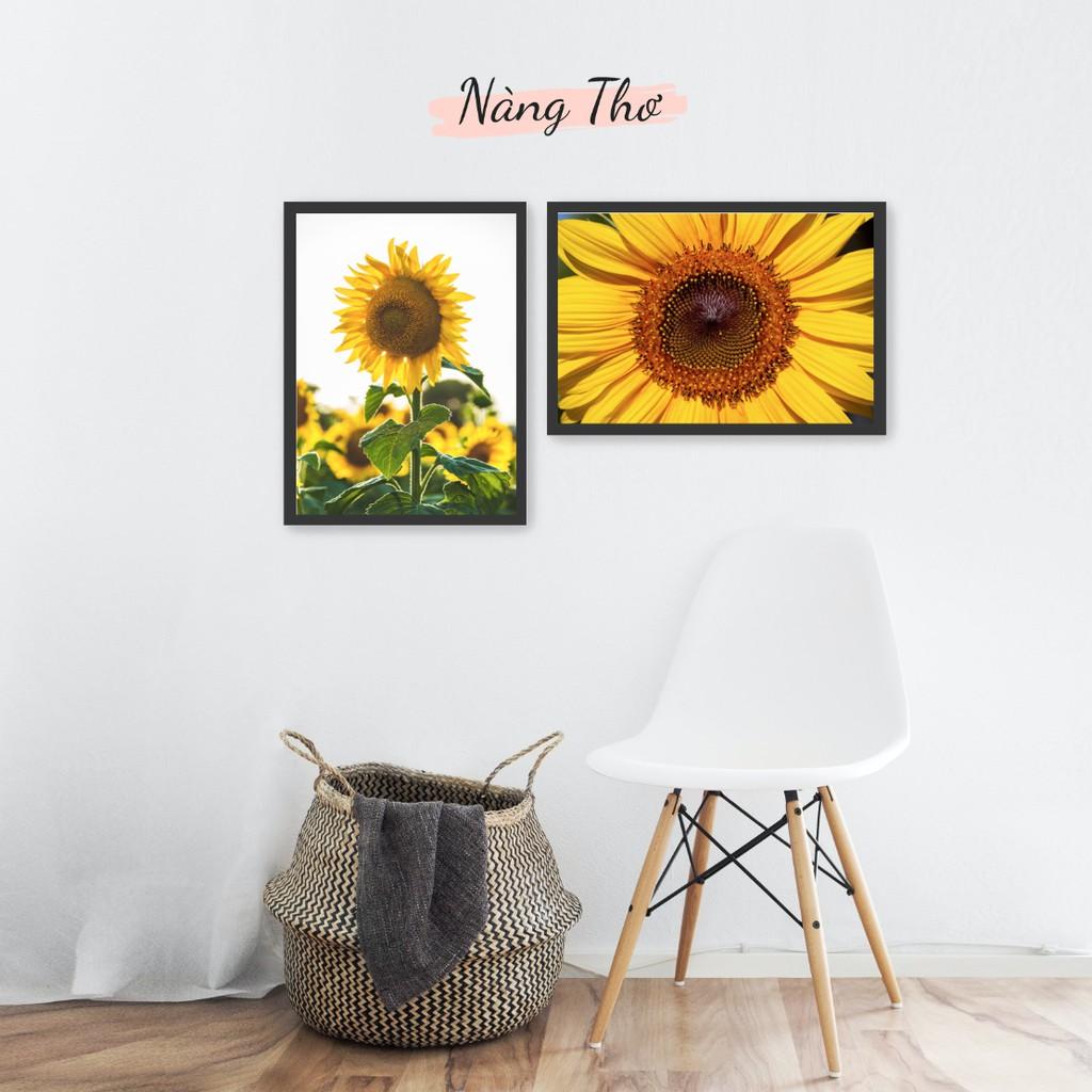 BỘ 2 TRANH HOA HƯỚNG DƯƠNG DECAL_DECAL VIP