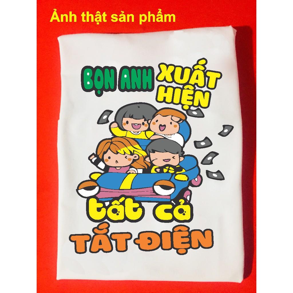 Áo nhóm đi chơi 2, du lịch,biển, phông, thun,cotton, bọn anh xuất hiện tất cả tắt điện