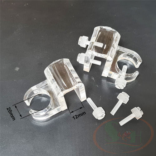Kẹp ống in out mica DIY giữ cố định ống dây in out lọc bể thủy sinh cá tép cảnh