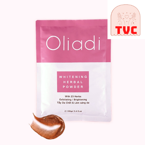 Bột Tắm Trắng OLIADI 23 vị thảo mộc 100% thiên nhiên giúp da sáng khỏe - 1 GÓI LẺ