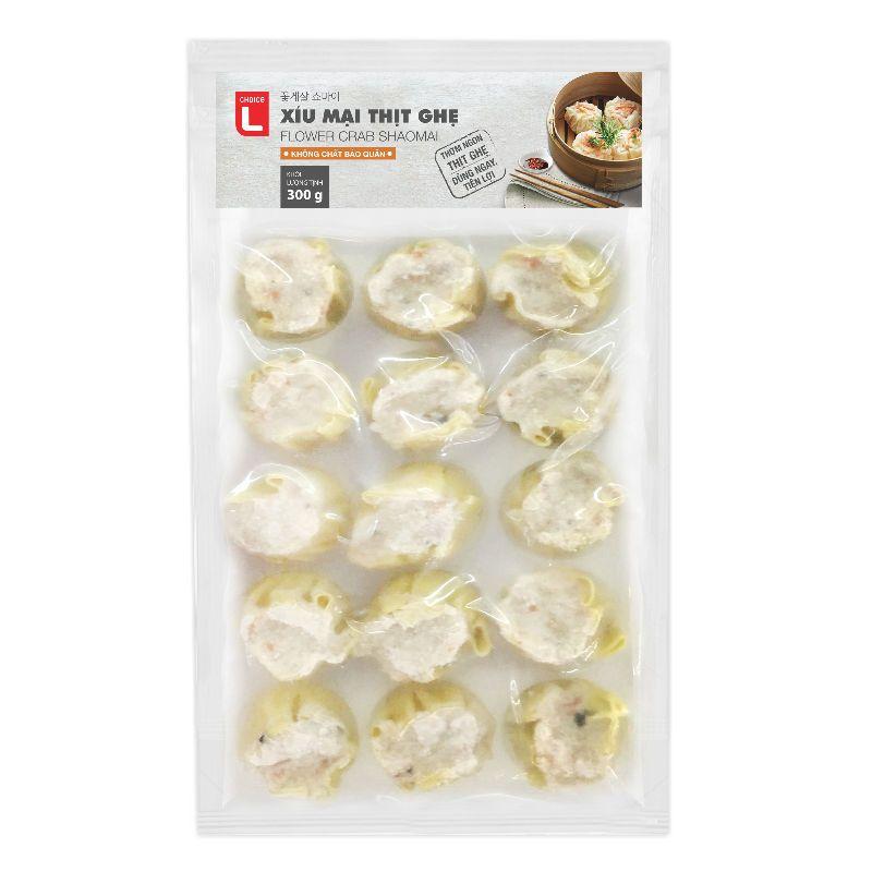 Xíu Mại Thịt Ghẹ Choice L Gói 300G – 8936077110408