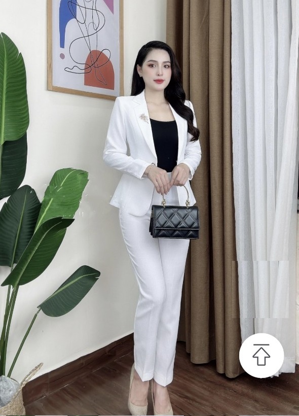 Set bộ vest nữ tay dài sang trọng