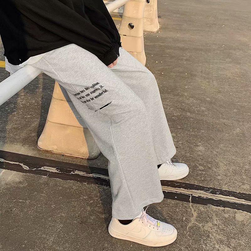 Quần dài ống rộng phong cách thời trang Hàn M-2Xl