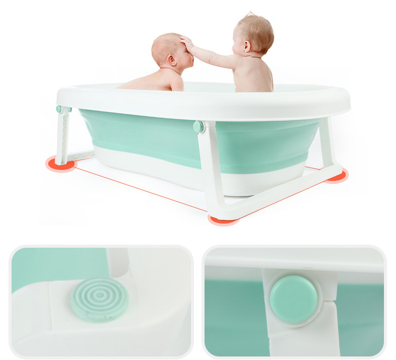 Chậu tắm gập gọn cao cấp cho bé yêu