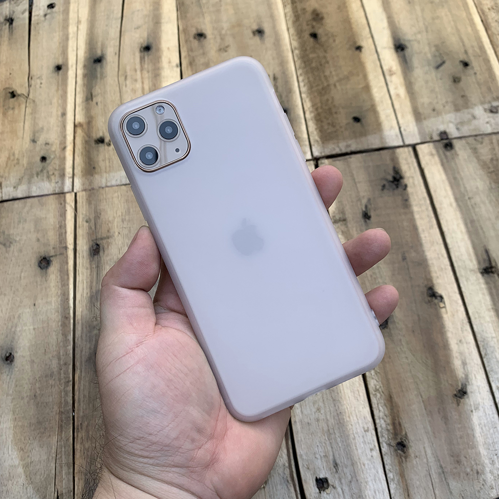 Ốp lưng dẻo trong sần nhám dành cho iPhone 11 Pro