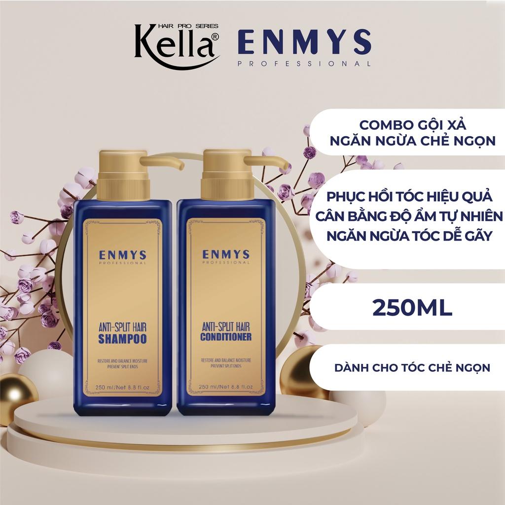 Combo dầu gội xả ngăn ngừa chẻ ngọn tóc Enmys (Chai 250ml)