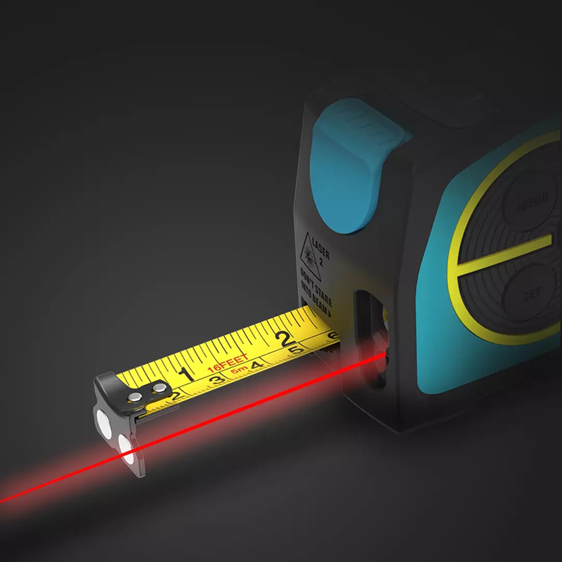 Máy đo dải laser kỹ thuật số 2 trong 1 Xiaomi Mileseey DT10 mới Máy đo khoảng cách bằng laser với màn hình kỹ thuật số LCD Móc từ tính