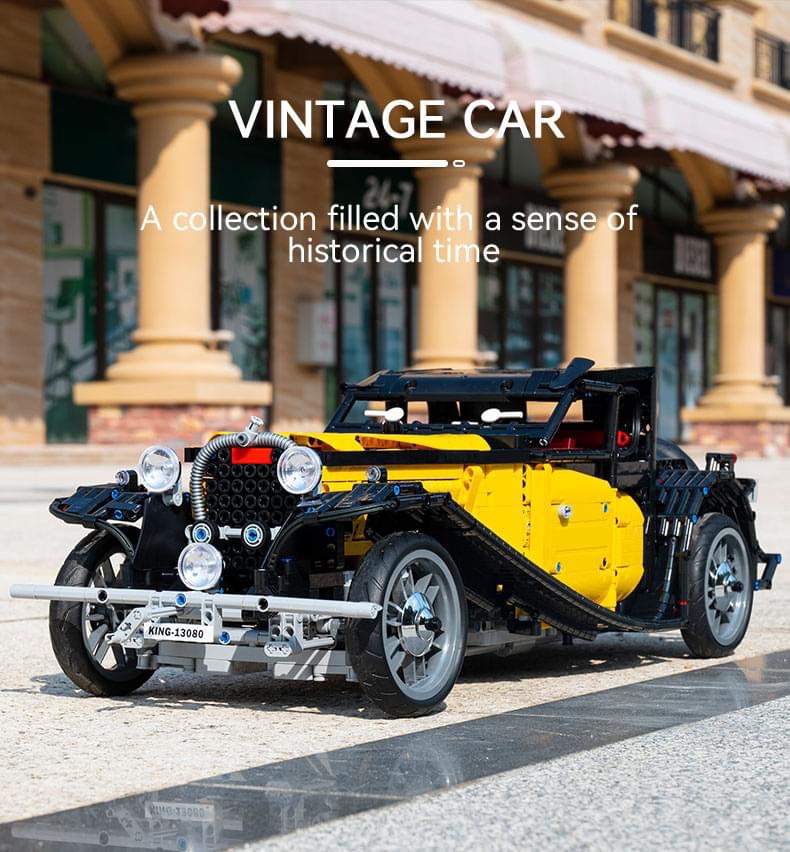 Đồ Chơi Lắp Ráp Siêu Xe Cổ Điển Bugatti 50T Tĩnh –  13080