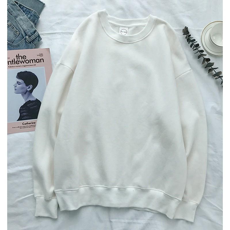 ÁO SWEATER TRẮNG UNISEX