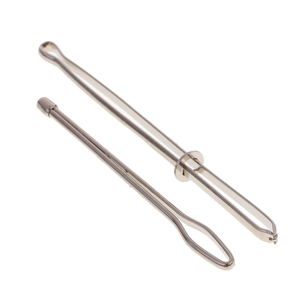 10pcs Assorted Bodkin Needles Threader Tweezers Insert Elastic Sewing Tool