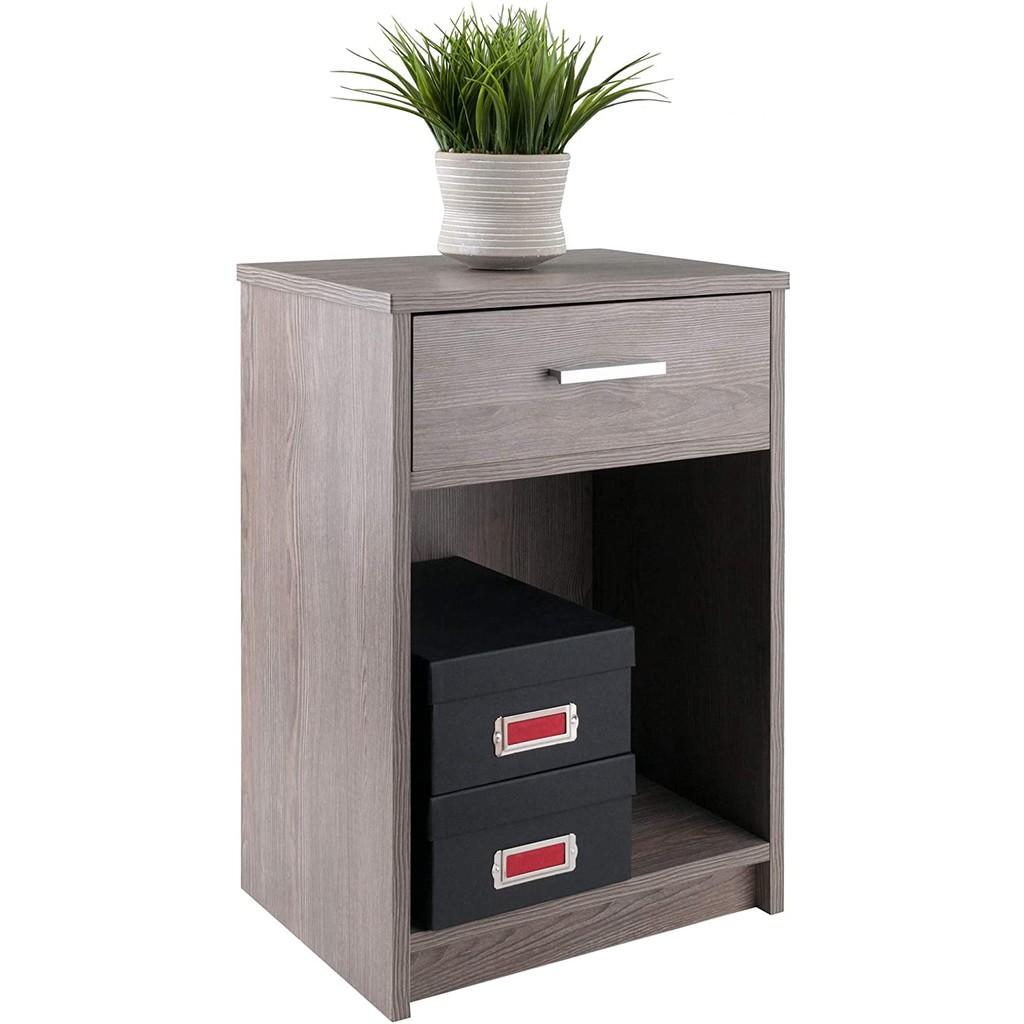 Tủ Đầu Giường SOHO.WIN 1 Ngăn Kéo / R40 x D30 x C60cm/ Kệ Đầu Giường / Phong Cách Tối Giản / Có GiấyHướng Dẫn Lắp Ráp