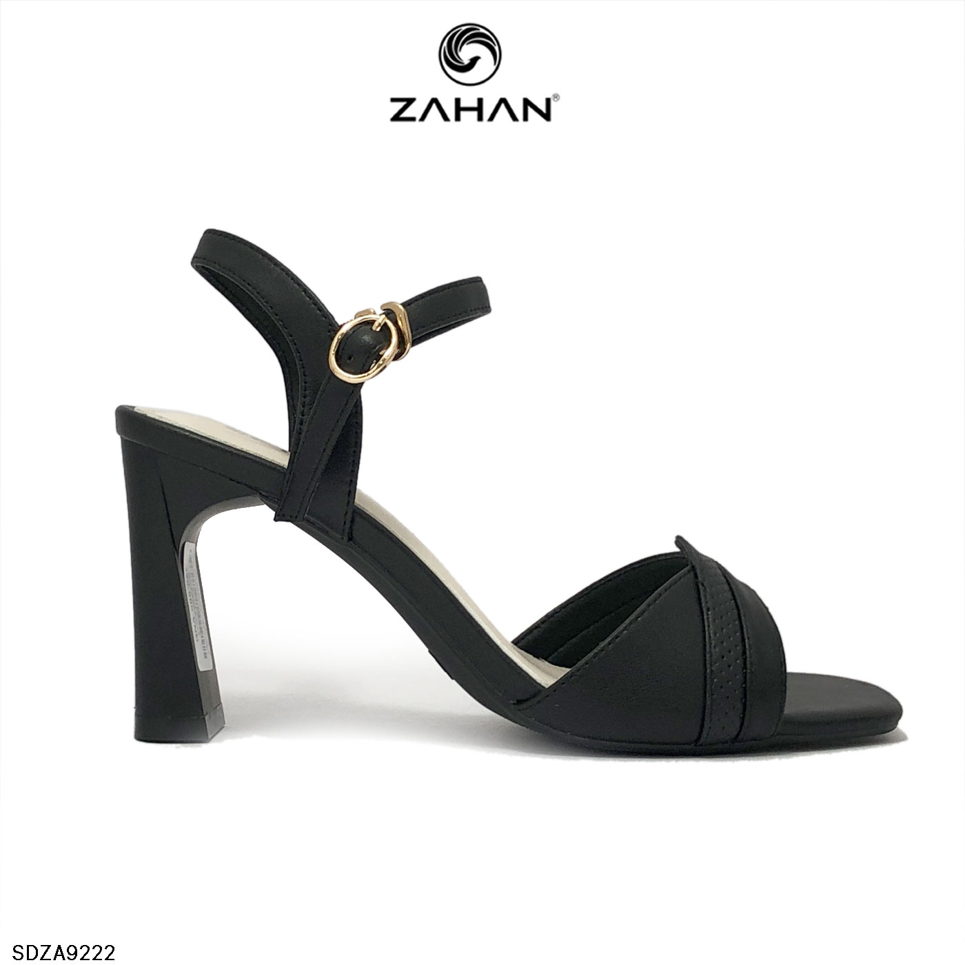 Sandal quai chéo dập lỗ ,8 cm SDZA9222