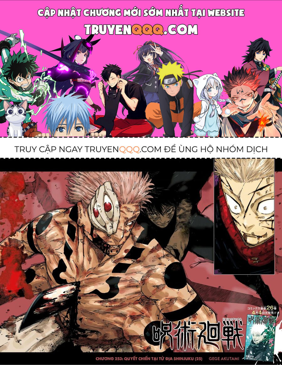 jujutsu kaisen - chú thuật hồi chiến chapter 253 1