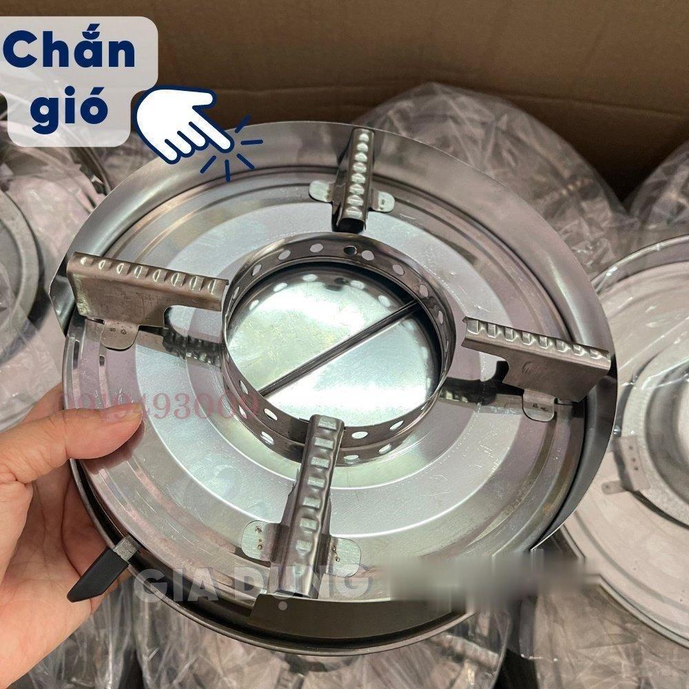 Bếp cồn inox có kiềng chắn gió dùng nấu lẩu bàn quán ăn hoặc mang theo du lịch dã ngoại - BẾP CỒN INOX gia dụng KNY SHOP