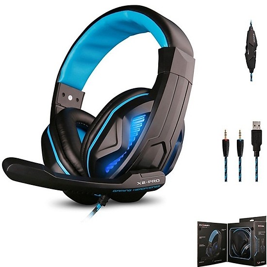 Tai nghe Gaming X2 pro tích hợp micro có led GP - Màu ngẫu nhiên - Hàng chính hãng