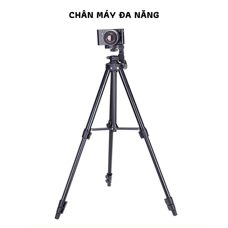 Chân Đế Tripod Cho Điện Thoại Và Máy Ảnh (Kèm Túi Đựng) - Chất Liệu Nhôm Cao Cấp, Gọn Nhẹ, Tiện Dụng Khi Đi Du Lịch [680]