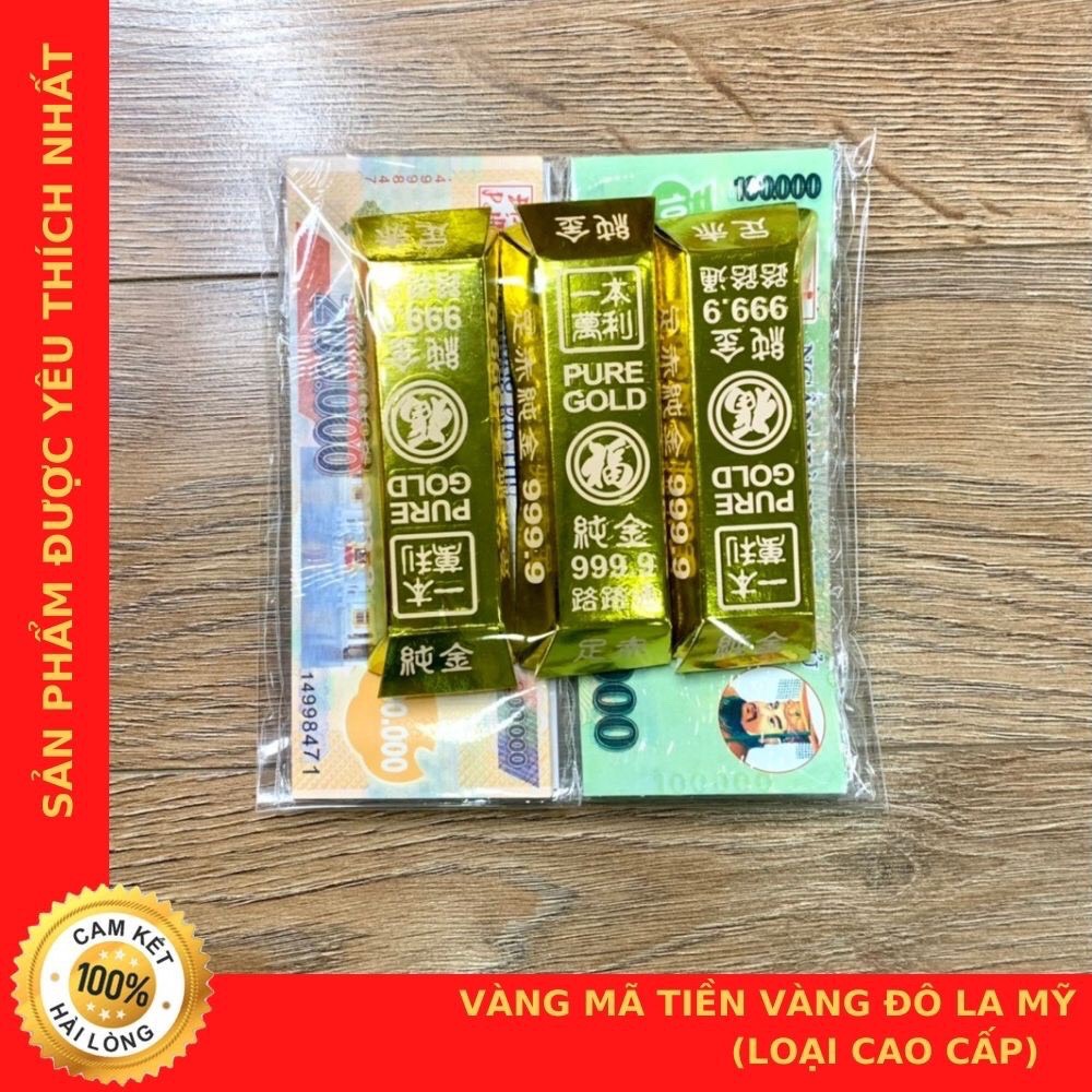 Sấp Vàng Mã Tiền - Đô La Mỹ - Vàng Lượng 9999 - LOẠI HÀNG CAO CẤP