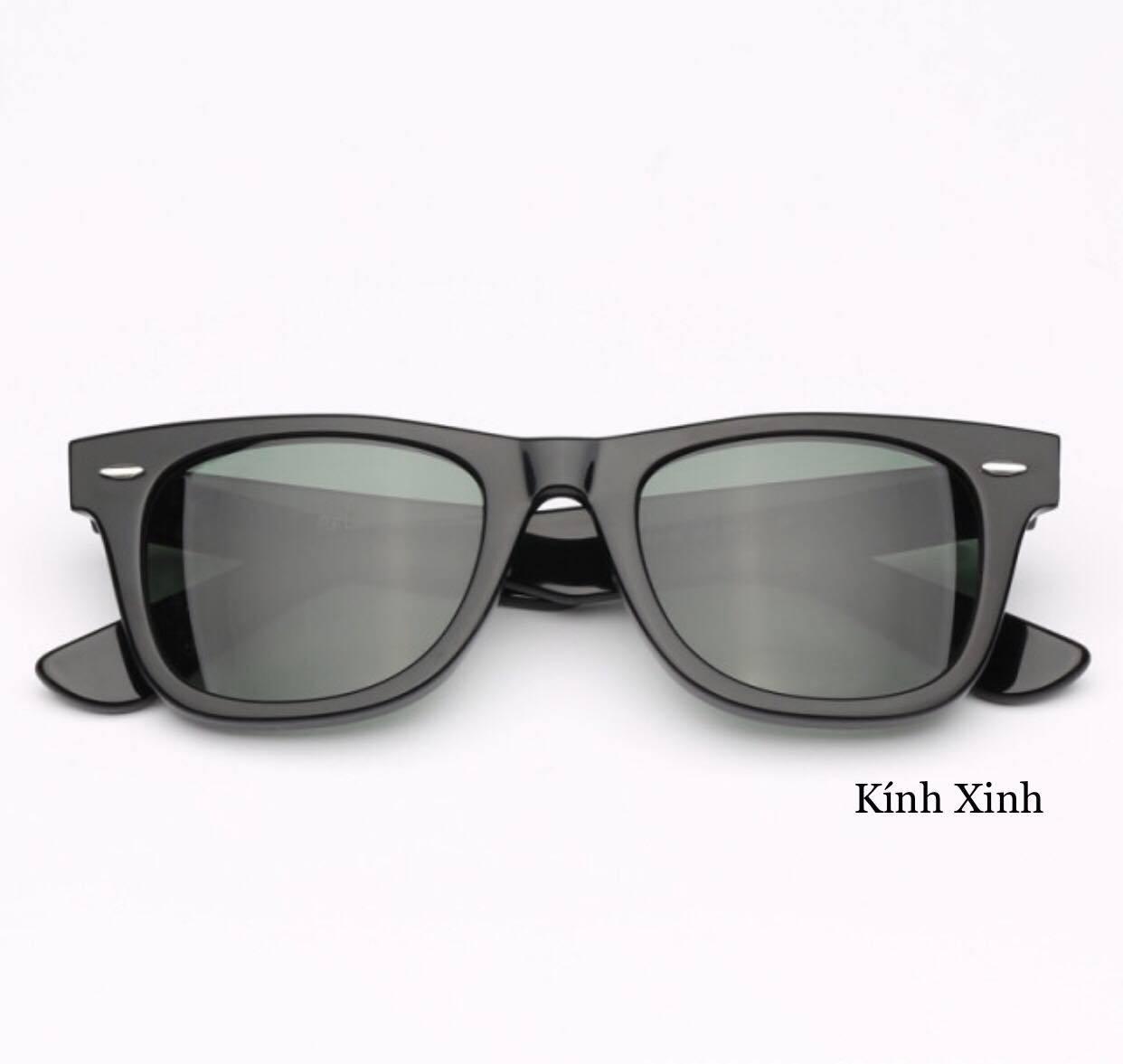 Kính râm Nam Nữ unisex Tròng Thủy Tinh Chống Lóa. Chống Nắng UV 400 + Kèm Fullbox Phụ Kiện Cao Cấp