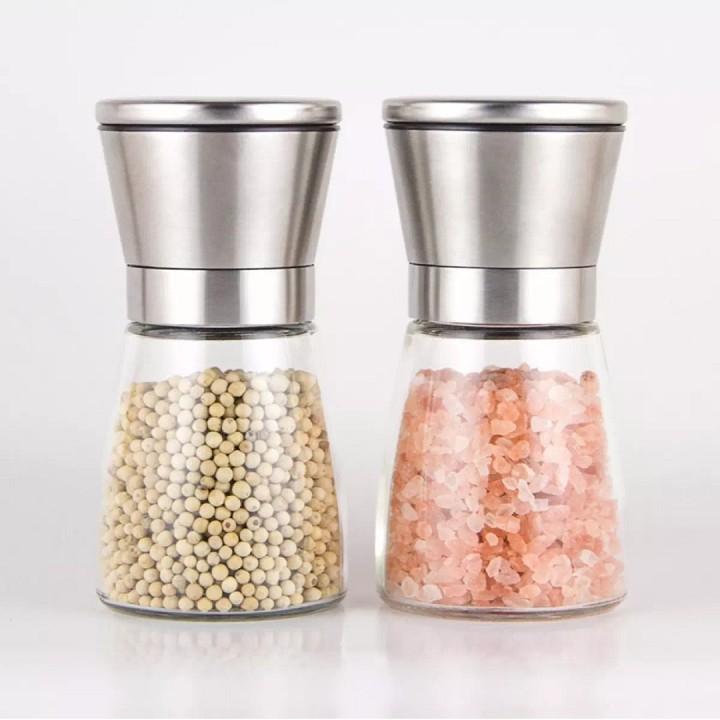 Lọ xay tiêu inox S304 cao cấp