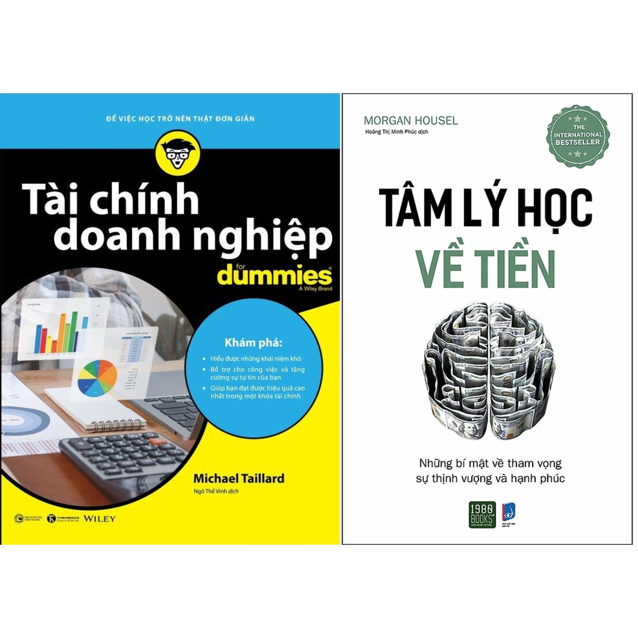 Combo 2Q Sách Tài Chính - Tiền Tệ : Tài Chính Doanh Nghiệp For Dummies + Tâm Lý Học Về Tiền