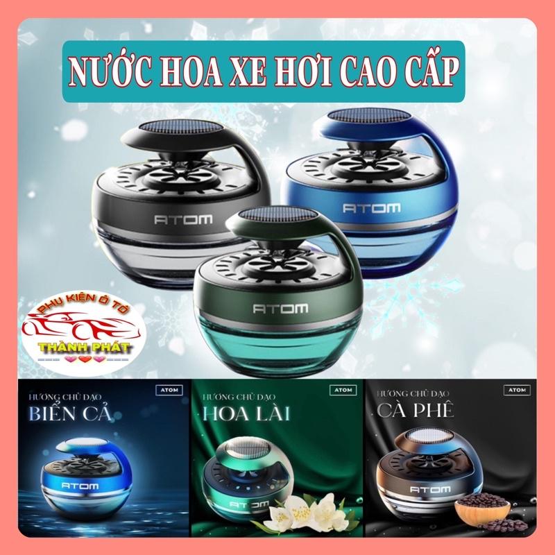 Nước hoa ô tô cao cấp tỏa hương bằng năng lượng mặt trời khử mùi, lọc không khí, chống say xe dùng trên xe hơi