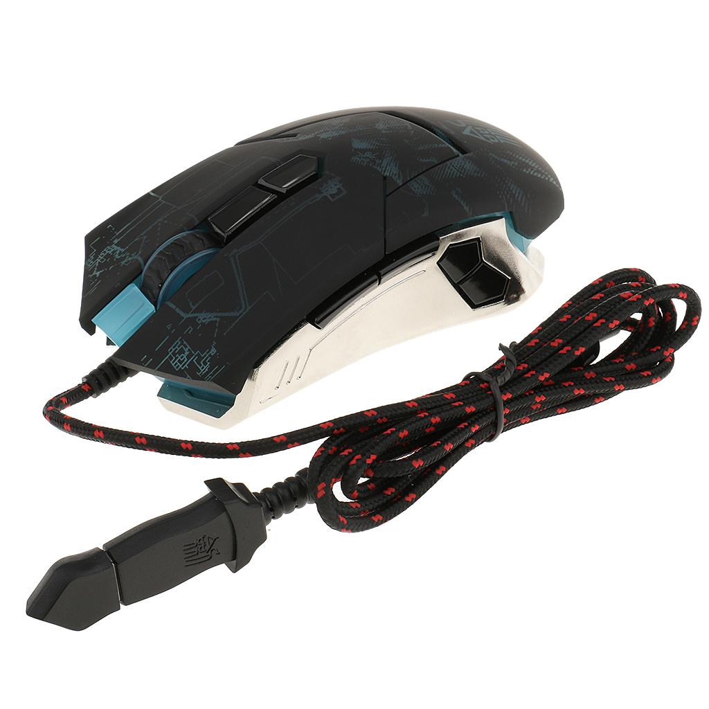 USB Wired LED Optical Gaming Mouse Backlight 7 Buttons for Pro Gamer Laptop