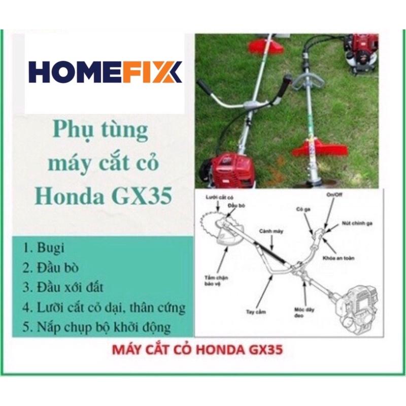 Máy cắt cỏ đeo vai HONDA model GX35. Hàng Nhập khẩu.