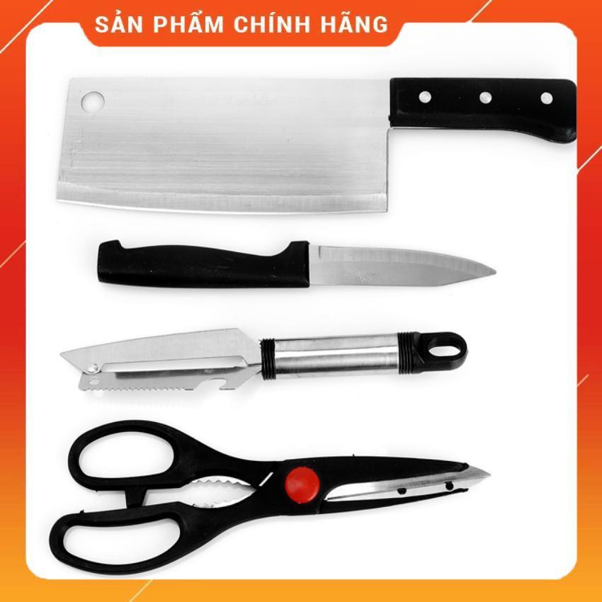 Bộ dao kéo 4 món cho nhà bếp- 206208