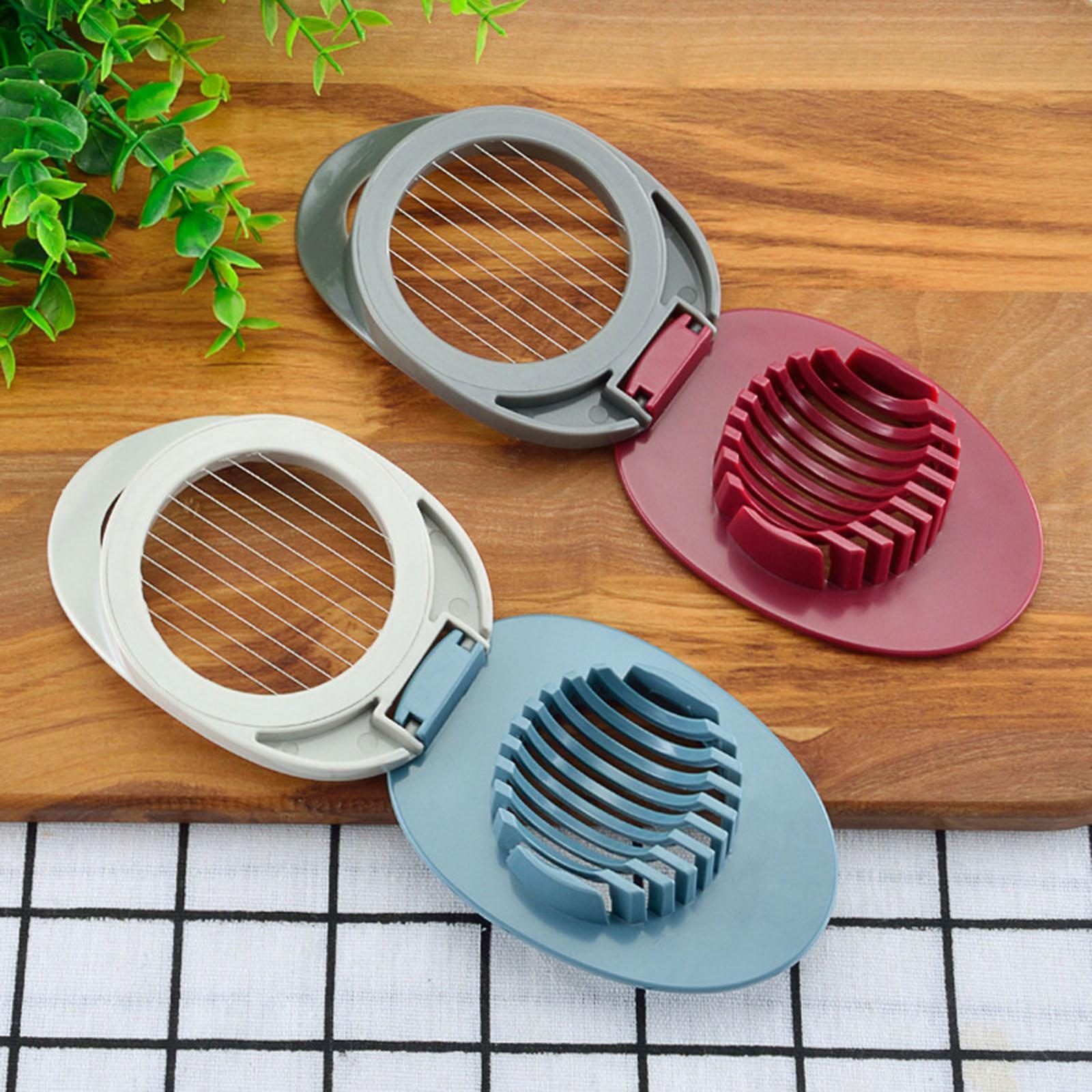 2Pcs Egg Slicer Egg Cutter for Boiled Eggs Mushroom Slicer Cutting Wires