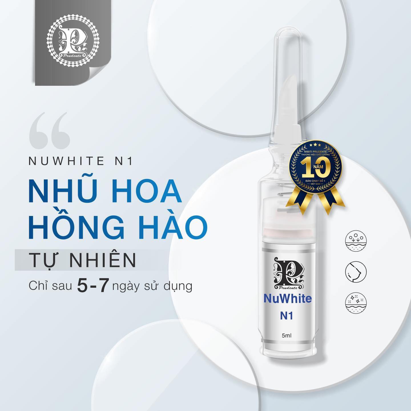 Kem làm hồng ti N1 Nuwhite Mibiti Prudente