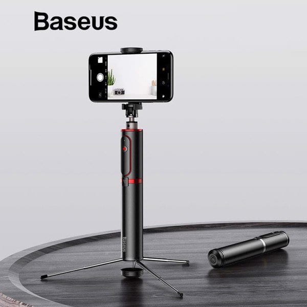 Gậy chụp hình selfie kiêm tripod đa năng 2 in 1 kèm remote bluetooth Baseus D1S hỗ trợ Live Strean nhiều mức thay đổi độ dài  - Hàng nhập khẩu