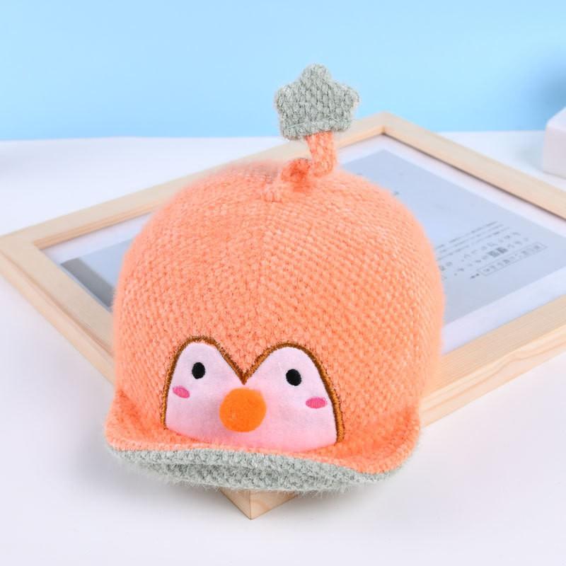 Mũ nón lưỡi trai thu đông cho bé trai bé gái hình Chim CÁNH CỤT có gắn ngôi sao cho bé từ 6 tháng đến 2 tuổi
