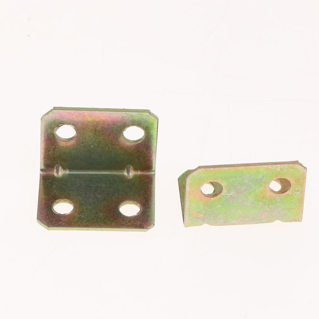 2X 20x Corner Brace Bracket L Shaped Corner Brace Connector-18 x 18 x 23mm