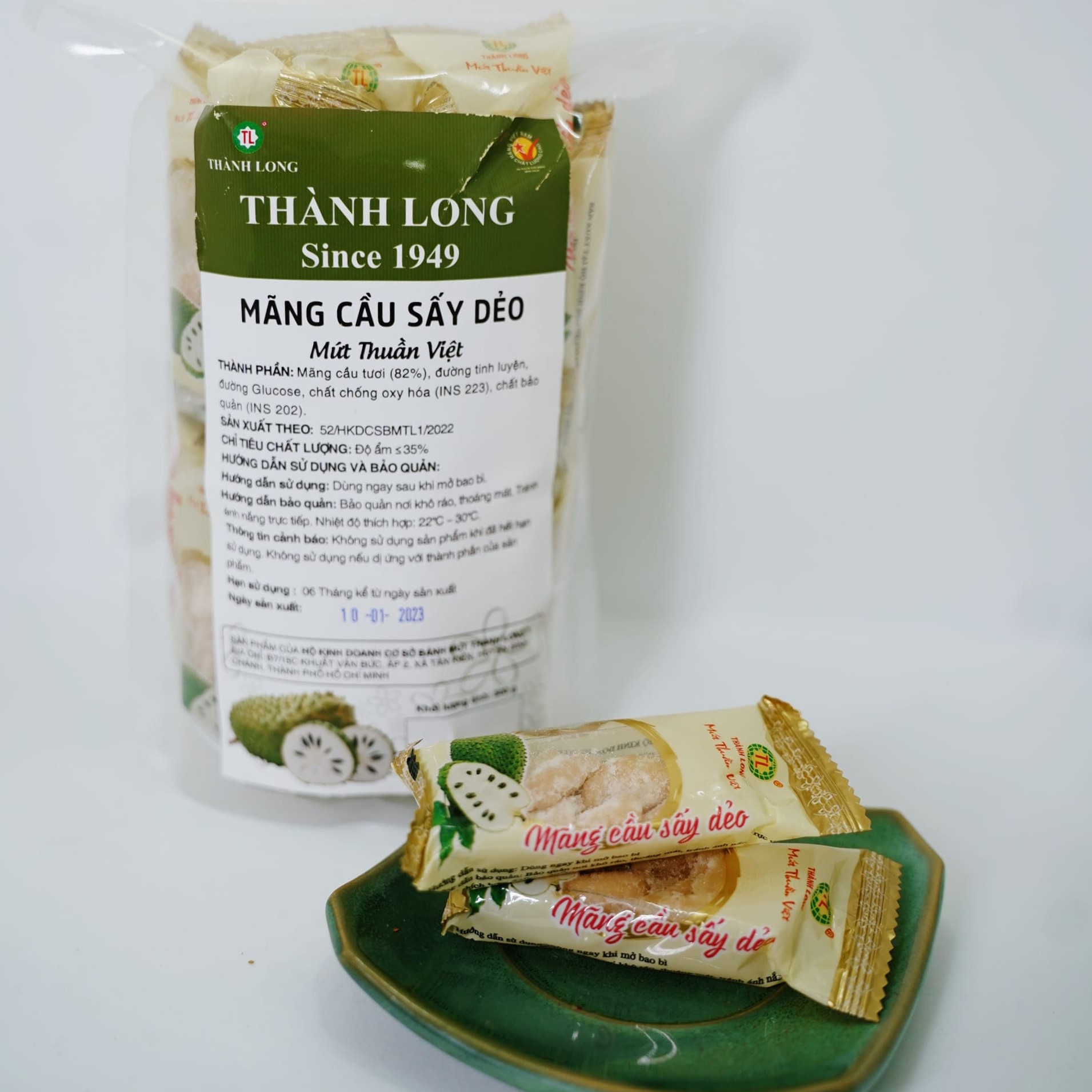 MỨT MÃNG CẦU SẤY DẺO THÀNH LONG 200G