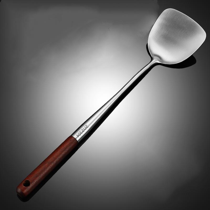 Sạn xào inox cán gỗ cẩm lai