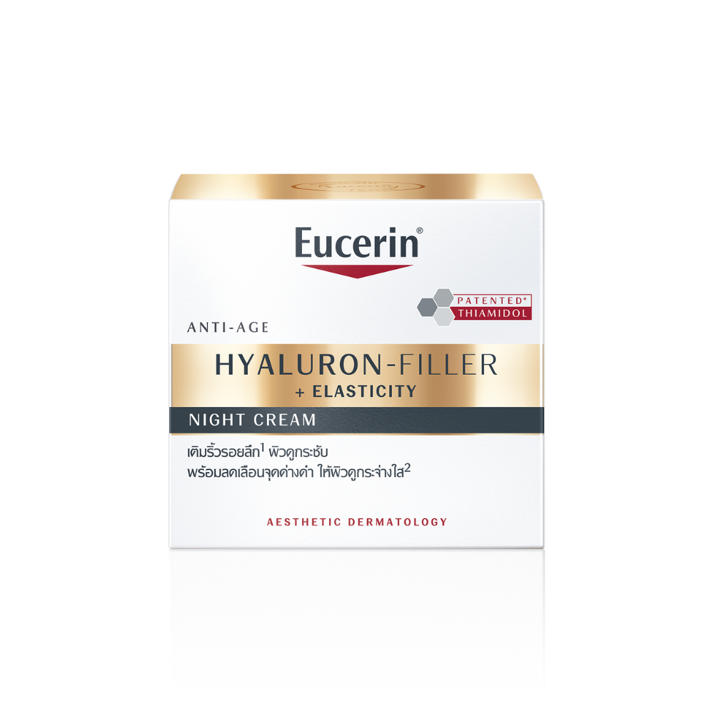 Kem dưỡng ngăn ngừa nếp nhăn sâu & da chảy xệ ban đêm Eucerin Anti-age Hyaluron-Filler+ Elasticity Night 50ml